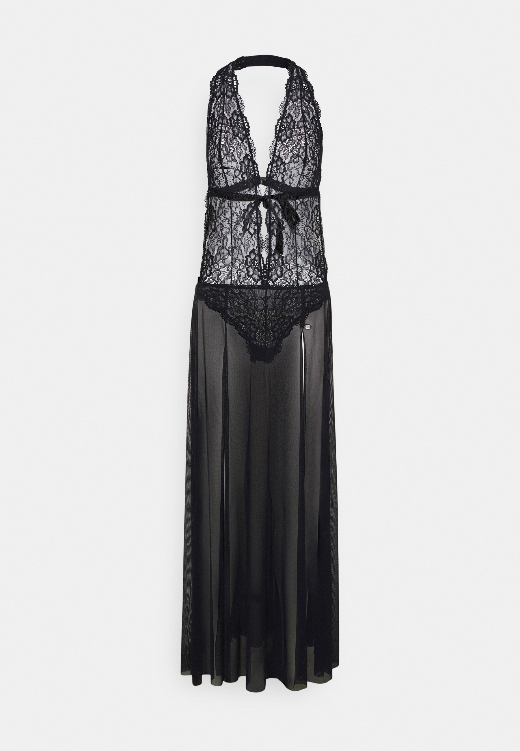 Schwarzes negligee kleid Clearance